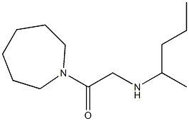 1-(azepan-1-yl)-2-(pentan-2-ylamino)ethan-1-one Struktur