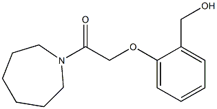 1-(azepan-1-yl)-2-[2-(hydroxymethyl)phenoxy]ethan-1-one Struktur