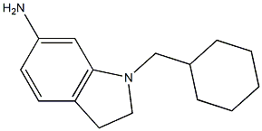 1-(cyclohexylmethyl)-2,3-dihydro-1H-indol-6-amine Struktur