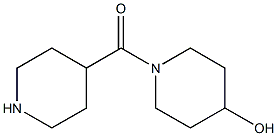 1-(piperidin-4-ylcarbonyl)piperidin-4-ol Struktur