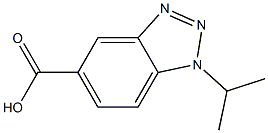 1-(propan-2-yl)-1H-1,2,3-benzotriazole-5-carboxylic acid Struktur