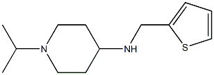 1-(propan-2-yl)-N-(thiophen-2-ylmethyl)piperidin-4-amine Struktur