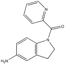 1-(pyridin-2-ylcarbonyl)-2,3-dihydro-1H-indol-5-amine Struktur