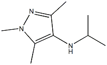 1,3,5-trimethyl-N-(propan-2-yl)-1H-pyrazol-4-amine Struktur