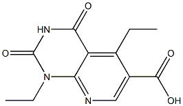 1,5-diethyl-2,4-dioxo-1H,2H,3H,4H-pyrido[2,3-d]pyrimidine-6-carboxylic acid Struktur