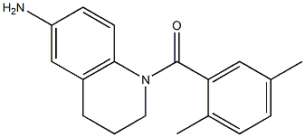 1-[(2,5-dimethylphenyl)carbonyl]-1,2,3,4-tetrahydroquinolin-6-amine Struktur