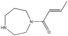 1-[(2E)-but-2-enoyl]-1,4-diazepane Struktur