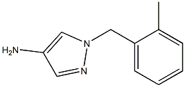 1-[(2-methylphenyl)methyl]-1H-pyrazol-4-amine Struktur