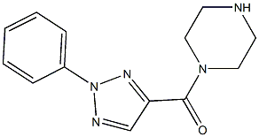 1-[(2-phenyl-2H-1,2,3-triazol-4-yl)carbonyl]piperazine Struktur