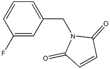 1-[(3-fluorophenyl)methyl]-2,5-dihydro-1H-pyrrole-2,5-dione Struktur