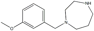 1-[(3-methoxyphenyl)methyl]-1,4-diazepane Struktur