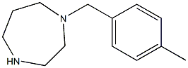 1-[(4-methylphenyl)methyl]-1,4-diazepane Struktur