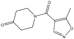 1-[(5-methylisoxazol-4-yl)carbonyl]piperidin-4-one Struktur