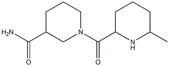 1-[(6-methylpiperidin-2-yl)carbonyl]piperidine-3-carboxamide Struktur