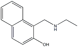 1-[(ethylamino)methyl]-2-naphthol Struktur