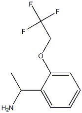 1-[2-(2,2,2-trifluoroethoxy)phenyl]ethanamine Struktur