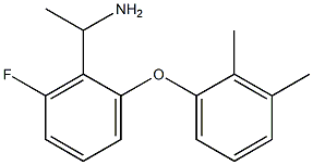 1-[2-(2,3-dimethylphenoxy)-6-fluorophenyl]ethan-1-amine Struktur