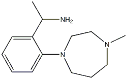 1-[2-(4-methyl-1,4-diazepan-1-yl)phenyl]ethan-1-amine Struktur