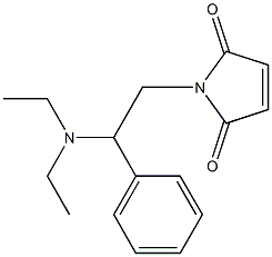 1-[2-(diethylamino)-2-phenylethyl]-2,5-dihydro-1H-pyrrole-2,5-dione Struktur