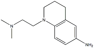 1-[2-(dimethylamino)ethyl]-1,2,3,4-tetrahydroquinolin-6-amine Struktur