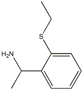 1-[2-(ethylsulfanyl)phenyl]ethan-1-amine Struktur