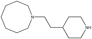 1-[2-(piperidin-4-yl)ethyl]azocane Struktur