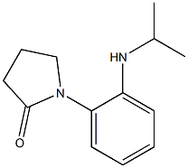 1-[2-(propan-2-ylamino)phenyl]pyrrolidin-2-one Struktur