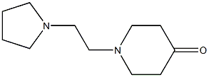 1-[2-(pyrrolidin-1-yl)ethyl]piperidin-4-one Struktur