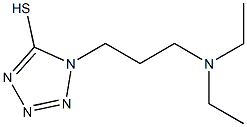 1-[3-(diethylamino)propyl]-1H-1,2,3,4-tetrazole-5-thiol Struktur