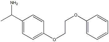 1-[4-(2-phenoxyethoxy)phenyl]ethan-1-amine Struktur