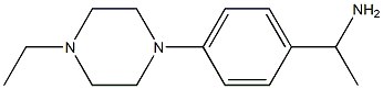 1-[4-(4-ethylpiperazin-1-yl)phenyl]ethan-1-amine Struktur