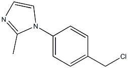 1-[4-(chloromethyl)phenyl]-2-methyl-1H-imidazole Struktur