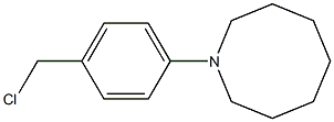 1-[4-(chloromethyl)phenyl]azocane Struktur