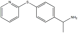 1-[4-(pyridin-2-ylsulfanyl)phenyl]ethan-1-amine Struktur