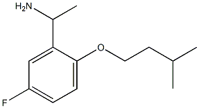 1-[5-fluoro-2-(3-methylbutoxy)phenyl]ethan-1-amine Struktur