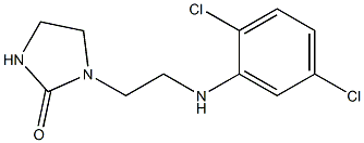 1-{2-[(2,5-dichlorophenyl)amino]ethyl}imidazolidin-2-one Struktur