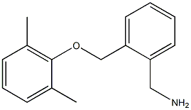 1-{2-[(2,6-dimethylphenoxy)methyl]phenyl}methanamine Struktur