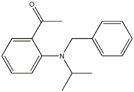 1-{2-[benzyl(propan-2-yl)amino]phenyl}ethan-1-one Struktur