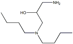 1-amino-3-(dibutylamino)propan-2-ol Struktur