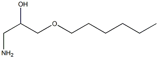 1-amino-3-(hexyloxy)propan-2-ol Struktur