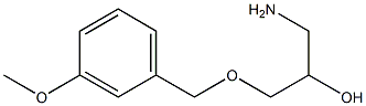 1-amino-3-[(3-methoxybenzyl)oxy]propan-2-ol Struktur