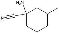 1-amino-3-methylcyclohexanecarbonitrile Struktur