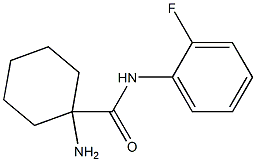 1-amino-N-(2-fluorophenyl)cyclohexanecarboxamide Struktur