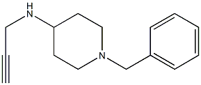 1-benzyl-N-(prop-2-yn-1-yl)piperidin-4-amine Struktur