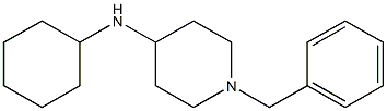 1-benzyl-N-cyclohexylpiperidin-4-amine Struktur