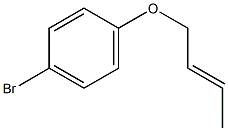 1-bromo-4-[(2E)-but-2-enyloxy]benzene Struktur