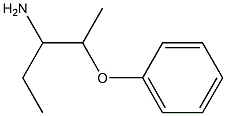 1-ethyl-2-phenoxypropylamine Struktur