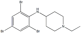 1-ethyl-N-(2,4,6-tribromophenyl)piperidin-4-amine Struktur