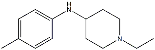 1-ethyl-N-(4-methylphenyl)piperidin-4-amine Struktur