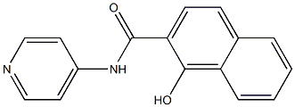 1-hydroxy-N-(pyridin-4-yl)naphthalene-2-carboxamide Struktur